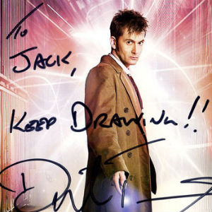 Jack Henderson drew a picture for Tenth Doctor Who — David Tennant