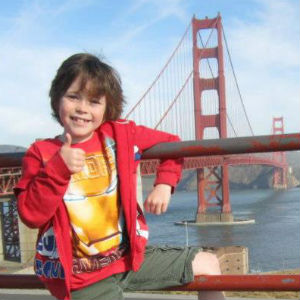 Jack at the Golden Gate Bridge in San Francisco