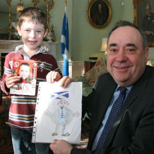 Jack Henderson meets Scotland First Minister Alex Salmond